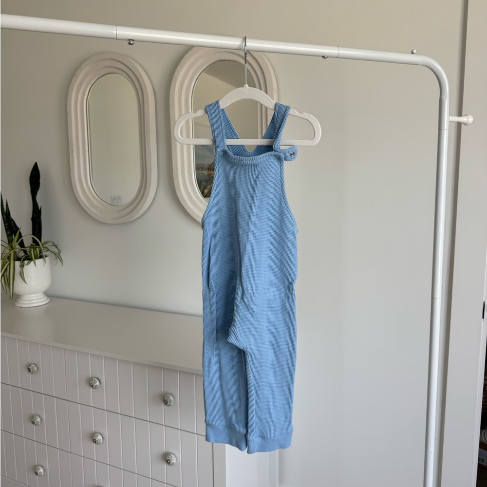 H&M Sky Blue Knit Overalls